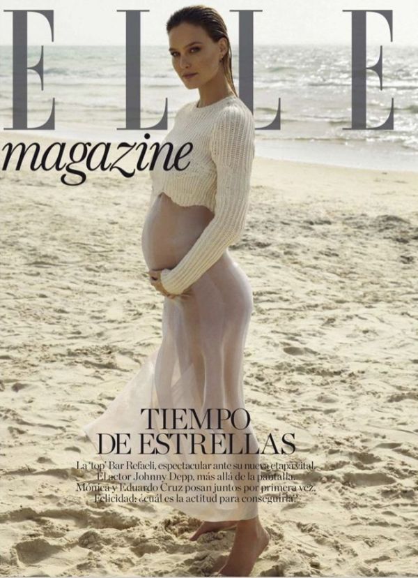 Беременная Бар Рафаэли на страницах ELLE Беременная Бар Рафаэли на страницах ELLE