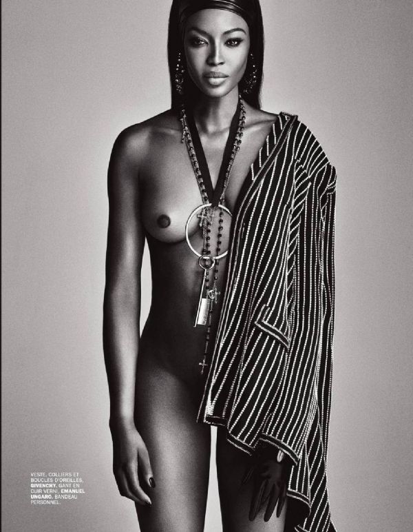 Наоми Кэмпбэлл снялась в черно-белой фотосессии для Lui Magazine Наоми Кэмпбэлл снялась в черно-белой фотосессии для Lui Magazine