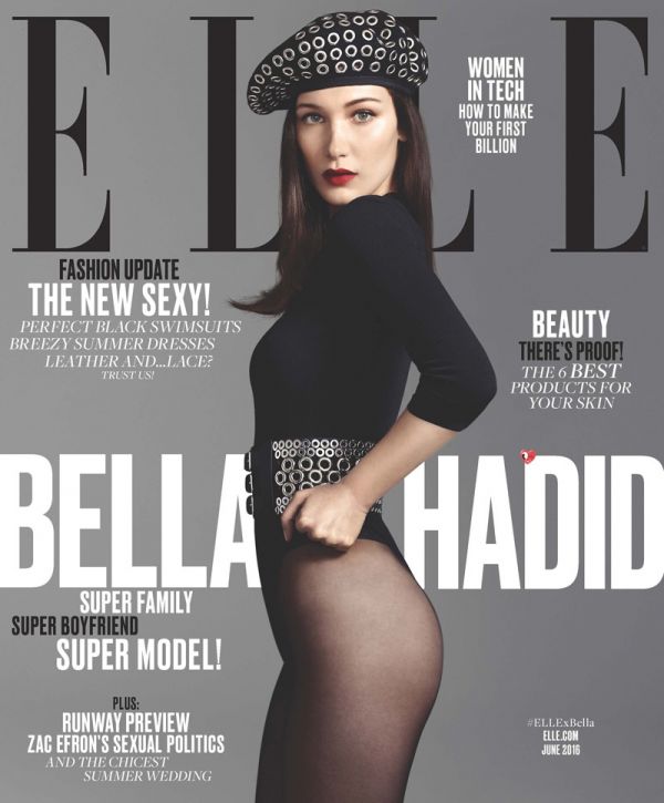 Белла Хадид в соблазнительном фотосете для ELLE Белла Хадид в соблазнительном фотосете для ELLE