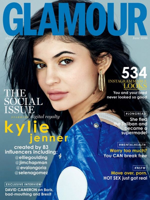 Яркая Кайли Дженнер украсила обложку Glamour Яркая Кайли Дженнер украсила обложку Glamour