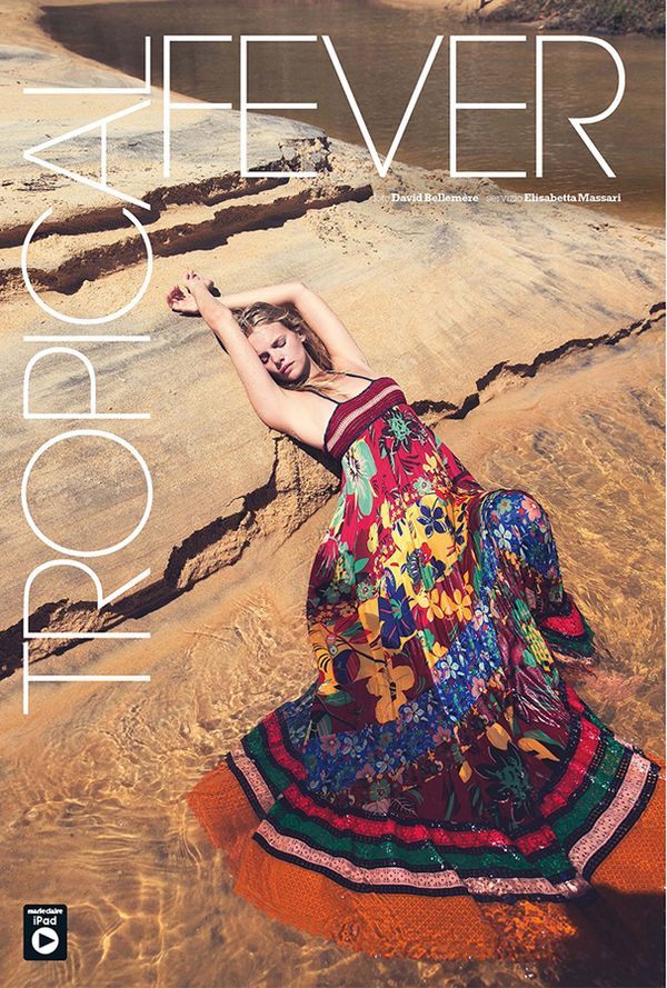 Марло Хорст позирует в бикини для Marie Claire Марло Хорст позирует в бикини для Marie Claire