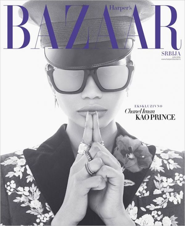Шанель Иман в образе певца Prince для Harper’s Bazaar Serbia Шанель Иман в образе певца Prince для Harper’s Bazaar Serbia