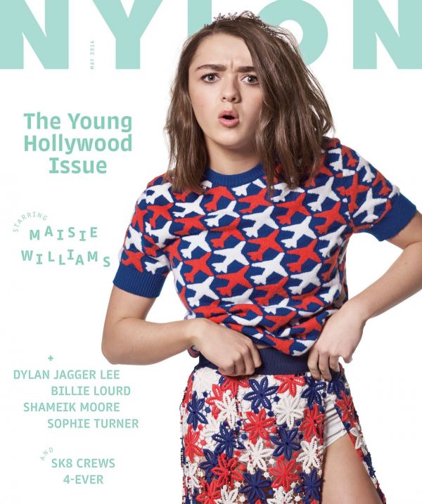 Озорная Мэйси Уильямс позирует для Nylon Озорная Мэйси Уильямс позирует для Nylon