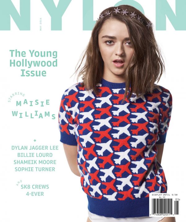 Озорная Мэйси Уильямс позирует для Nylon Озорная Мэйси Уильямс позирует для Nylon