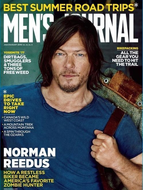 Брутальный Норман Ридус позирует для Men’s Journal Брутальный Норман Ридус позирует для Men’s Journal