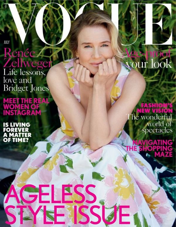 Рене Зеллвегер снялась без макияжа для Vogue Рене Зеллвегер снялась без макияжа для Vogue