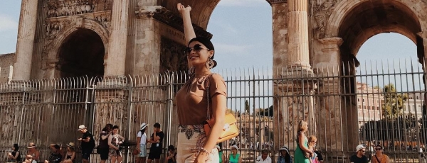 Певица Мишель Андраде (Michelle Andrade) рассказала о незабываемых римских каникулах