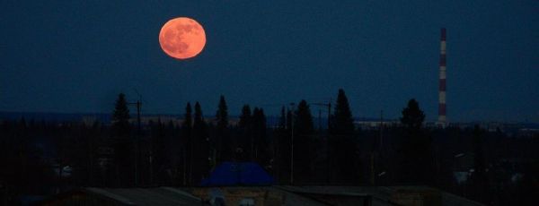 Пугающая красота: красная луна 2015