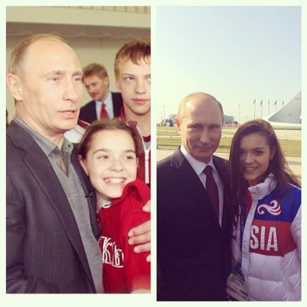Теперь Аделина Сотникова знакома не только с Владимиром Путиным, но и с самим Иваном Ургантом Теперь Аделина Сотникова знакома не только с Владимиром Путиным, но и с самим Иваном Ургантом